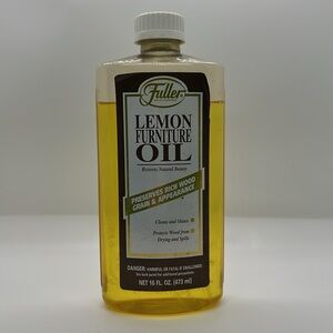 VTG The Fuller Brush Co Lemon Furniture Wood Oil 16 FL. OZ. Movie Prop Cleaner